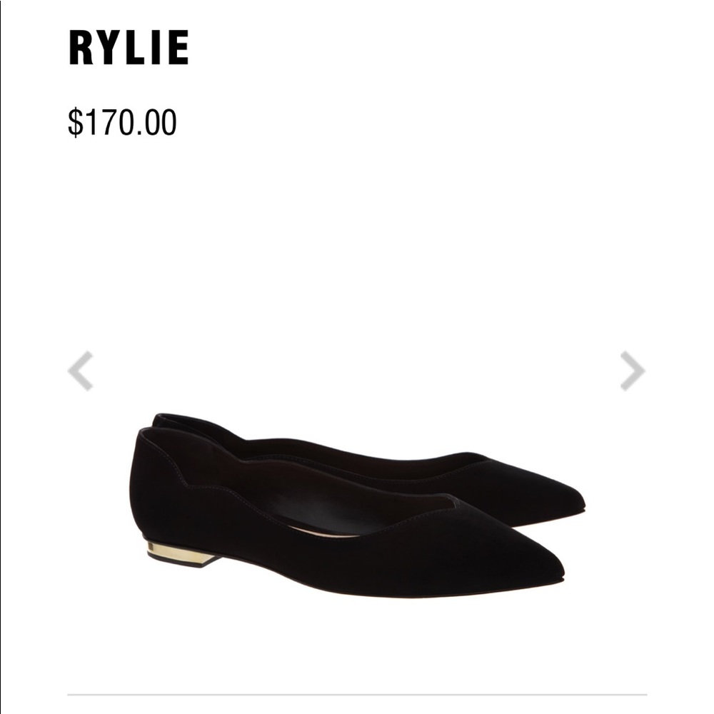 Schutz Rylie Flats in Black